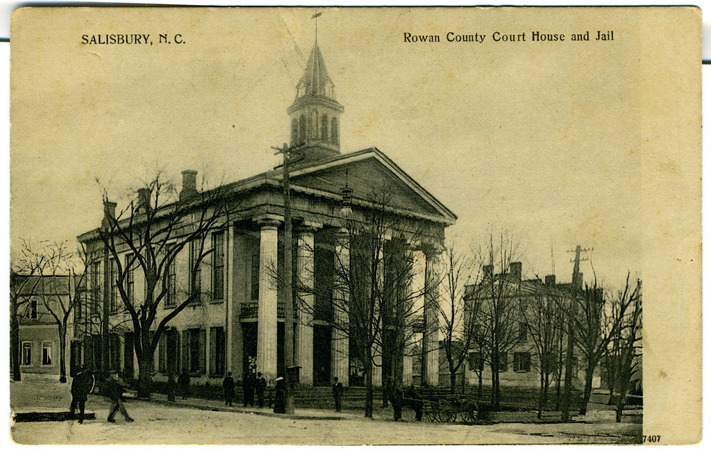 Rowan County Court House, Salisbury NC - vintage postcard