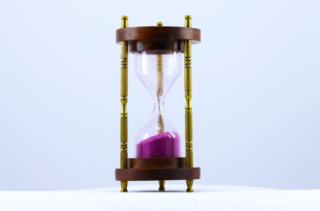 Stopwatch on a desk