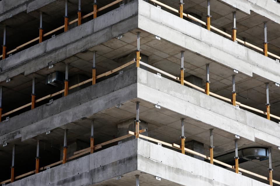 Commercial building under construction