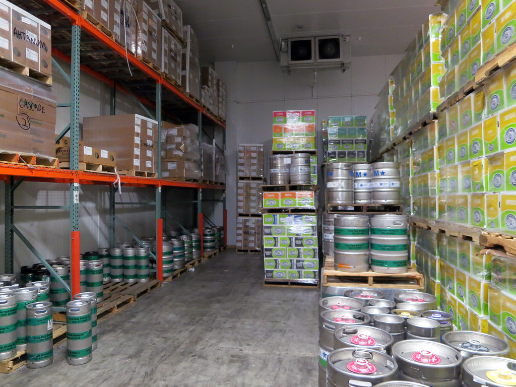 Warehouse storage racks and inventory