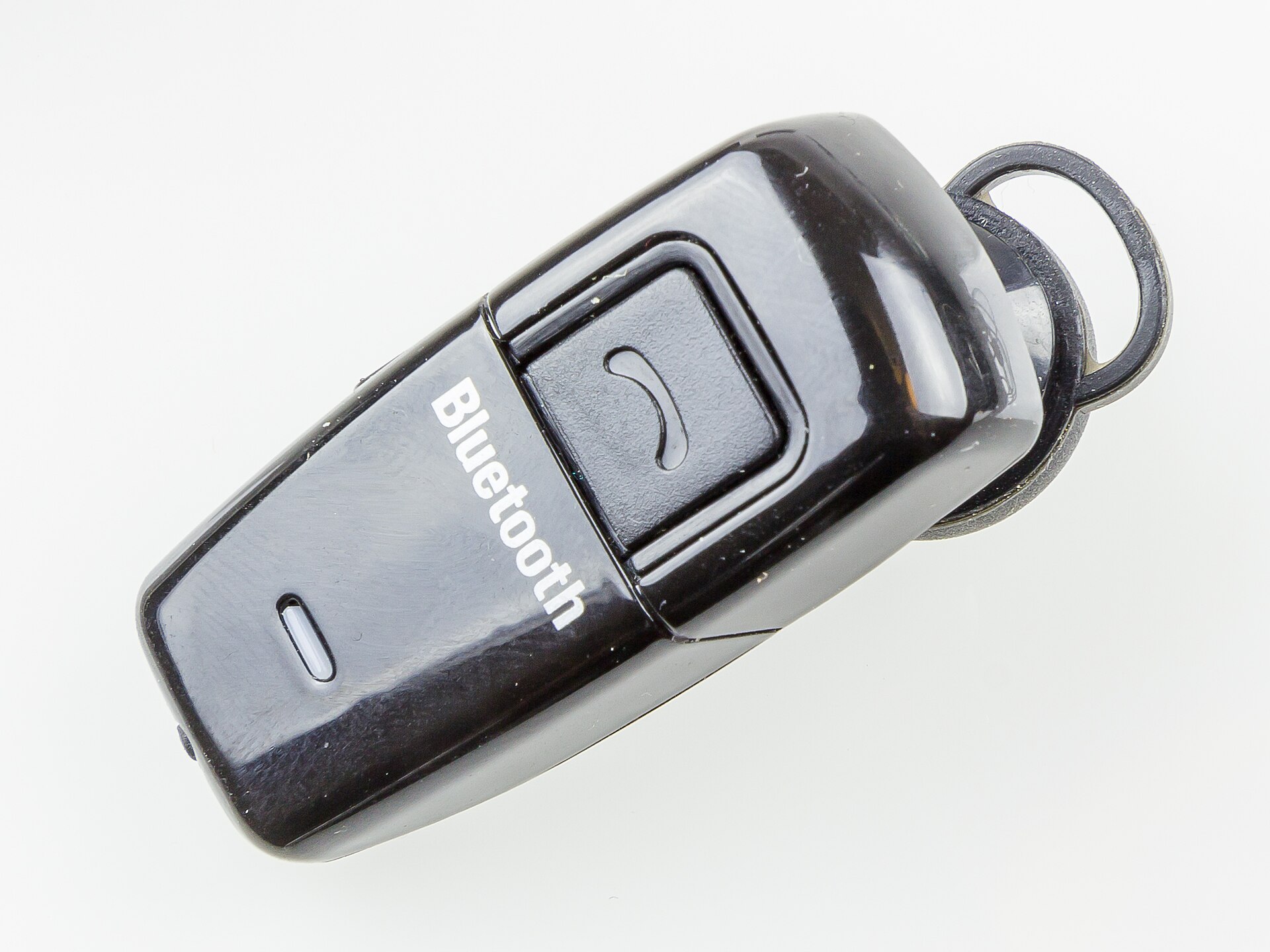 Bluetooth headset on a desk